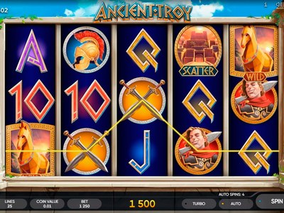 Игровой аппарат Ancient Troy студии Endorphina